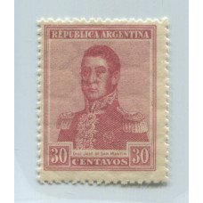 ARGENTINA 1917 GJ 450 ESTAMPILLA NUEVA MINT U$ 9,75